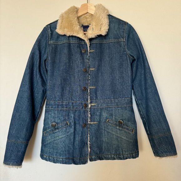 Denim Sherpa Jacket ALT Wash ASO Rory Gilmore - Picture 2 of 5